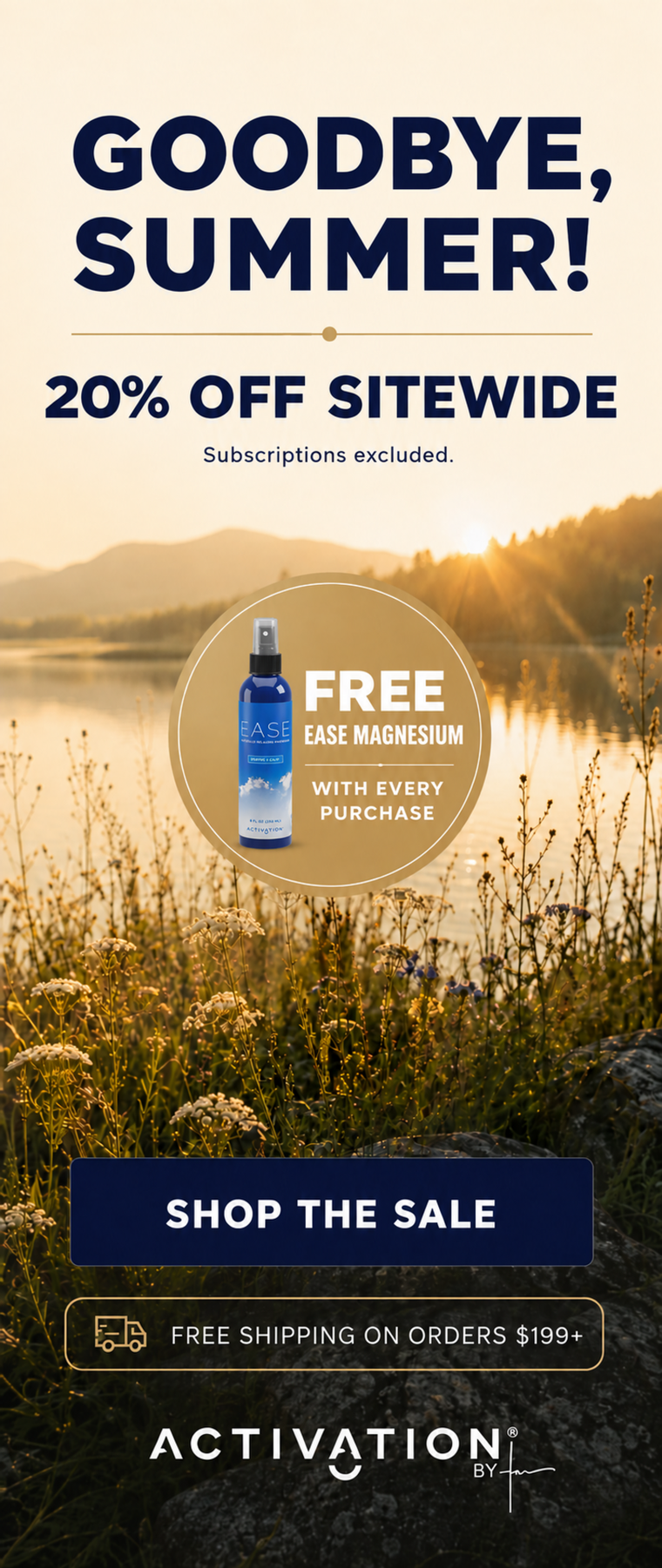 GOODBYESUMMER20 CAN mobile homepage sale banner